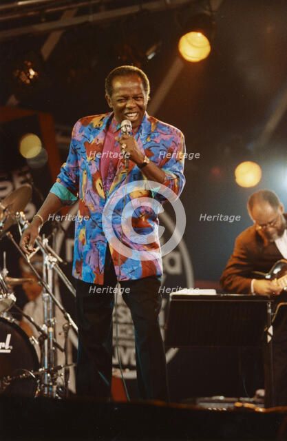 Lou Rawls, North Sea Jazz Festival, The Hague, Netherlands, 1992. Creator: Brian Foskett.