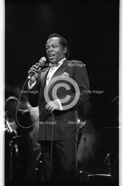 Lou Rawls, Royal Albert Hall, 1990. Artist: Brian O'Connor.