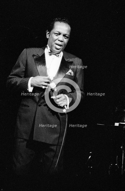 Lou Rawls, Royal Albert Hall, London, 02.90. Creator: Brian O'Connor.