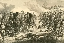 Loudon's Cavalry Charge at Kunersdorf (1759), 1890. Creator: Unknown