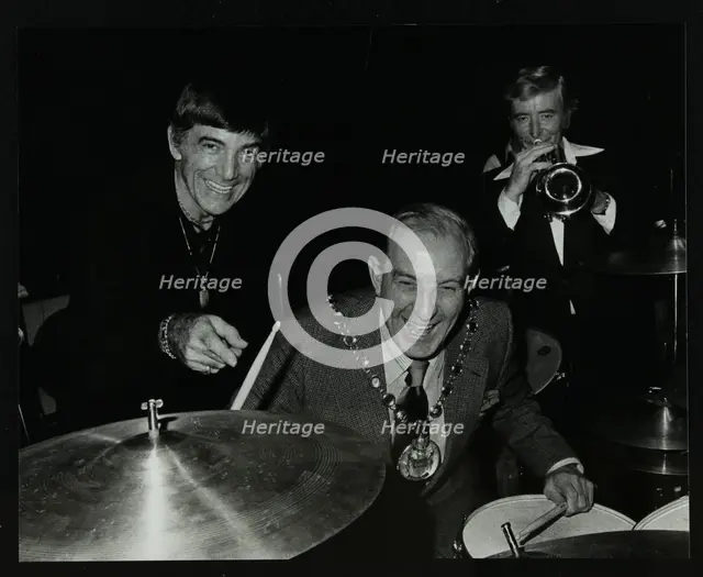 Louie Bellson Bill Berry at the Forum Theatre, Hatfield, Hertfordshire, 7 November 1979. Creator: Denis Williams.
