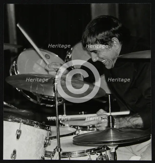 Louie Bellson conducting a drum clinic, London, November 1978. Creator: Denis Williams.