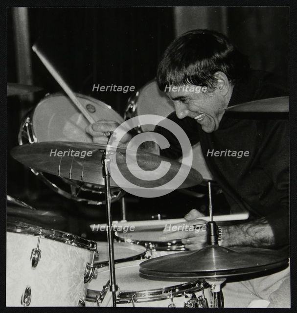 Louie Bellson conducting a drum clinic, London, November 1978. Creator: Denis Williams.