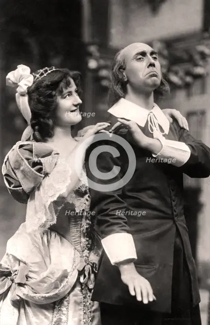 Louie Pounds and Powis Pinder in Lady Tatters, 1907.Artist: Foulsham and Banfield