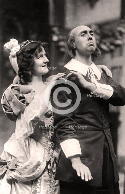 Louie Pounds and Powis Pinder in Lady Tatters, 1907.Artist: Foulsham and Banfield