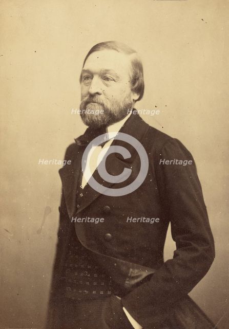 Louis-Charles, Comte de Coëtlogon, negative 1855-1859; print 1860-1869. Creator: Nadar.