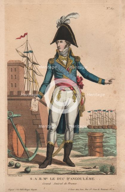 Louis Antoine of France, Duke of Angoulême (1775-1844), ca 1820.