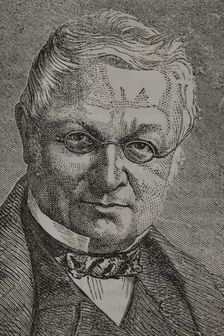 Louis-Adolphe Thiers (1797-1877), French statesman and historian, President...1870. Creator: Unknown
