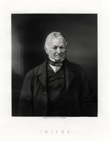 Louis Adolphe Thiers, French statesman and historian, 19th century.Artist: W Holl
