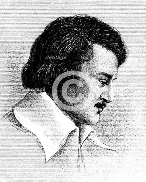 Louis Agassiz (1807-1873), Swiss-born American naturalist and glaciologist, c1826 (1885). Artist: Unknown