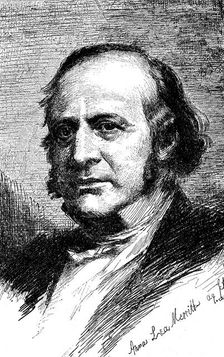 Louis Agassiz (1807-1873), Swiss-born American naturalist and glaciologist, 1883