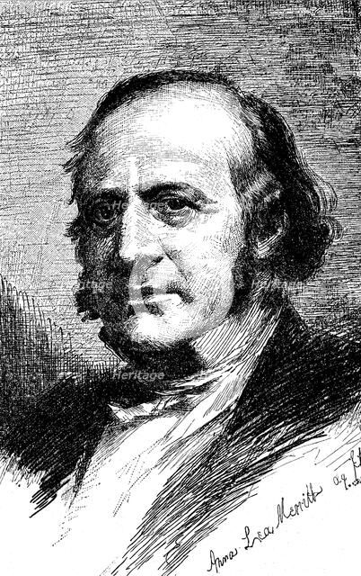 Louis Agassiz (1807-1873), Swiss-born American naturalist and glaciologist, 1883. Artist: Unknown