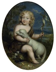 Louis Alexandre de Bourbon, comte de Toulouse (1678-1737) as John the Baptist, c. 1680. Creator: Anonymous