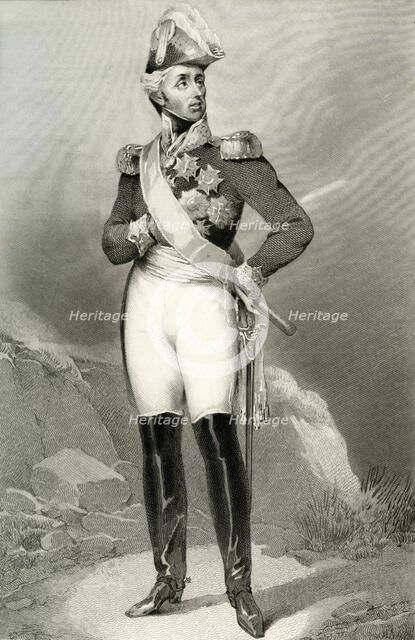 Louis Aloysius, Prince of Hohenlohe-Waldenburg-Bartenstein, 1804, (1839). Creator: Joubert.