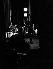 Louis Armstrong and All Stars on stage, Finsbury Park Astoria, 1962. Creator: Brian Foskett