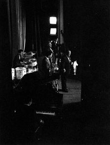 Louis Armstrong and All Stars on stage, Finsbury Park Astoria, 1962. Creator: Brian Foskett