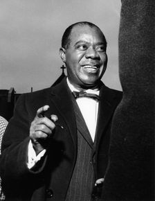 Louis Armstrong, Hammersmith Odeon, London, 1962. Creator: Brian Foskett