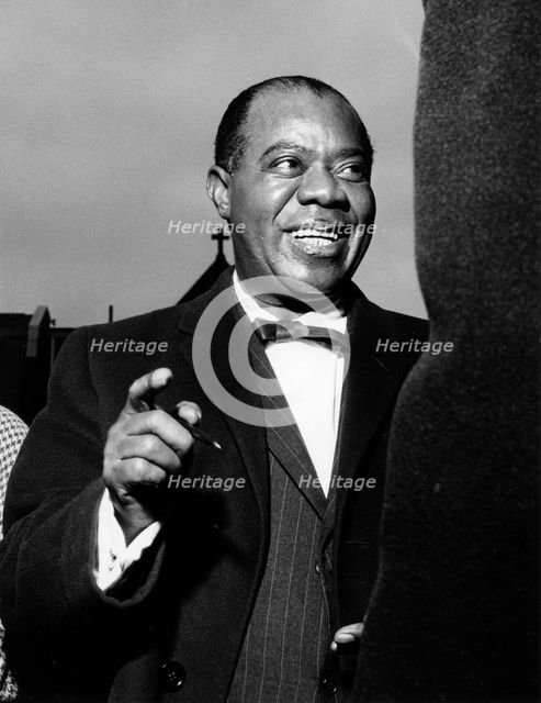 Louis Armstrong, Hammersmith Odeon, London, 1962. Creator: Brian Foskett.