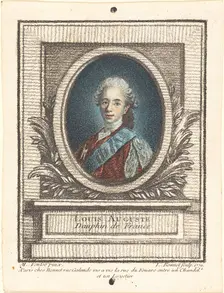 Louis-Auguste, Dauphin de France, 1770. Creator: Louis Marin Bonnet