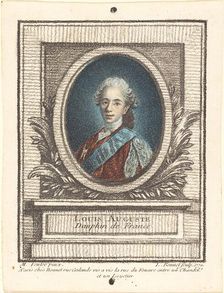 Louis-Auguste, Dauphin de France, 1770. Creator: Louis Marin Bonnet