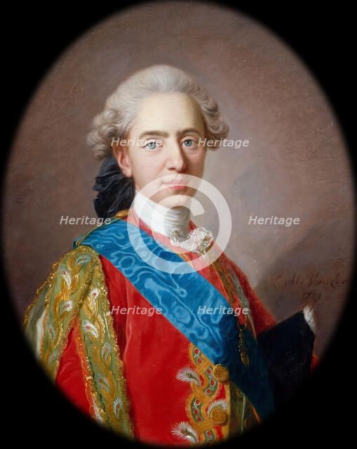 Louis-Auguste, duc de Berry (1754-1793), future Louis XVI, King of France. Artist: Van Loo, Louis Michel (1707-1771)