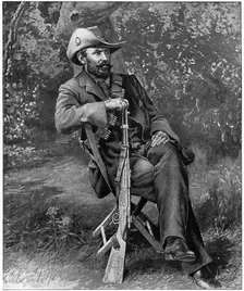 Louis Botha, Afrikaner soldier and statesman, c1900. Artist: Anon