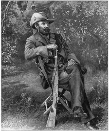 Louis Botha, Afrikaner soldier and statesman, c1900. Artist: Anon