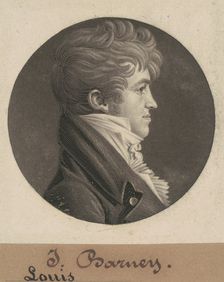 Louis Barney, 1804. Creator: Charles Balthazar Julien Févret de Saint-Mémin
