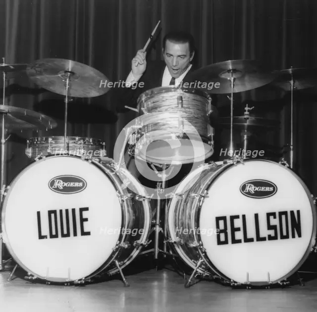 Louis Bellson, London Drum Clinic, 1967. Creator: Brian Foskett.