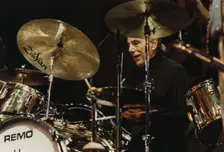 Louis Belson, Benny Carter's Swing America, North Sea Jazz Festival, Netherlands 1991. Creator: Brian Foskett
