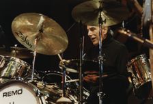 Louis Belson, Benny Carter's Swing America, North Sea Jazz Festival, Netherlands 1991. Creator: Brian Foskett
