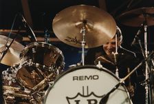 Louis Belson, Benny Carter's Swing America, North Sea Jazz Festival, Netherlands 1991. Creator: Brian Foskett