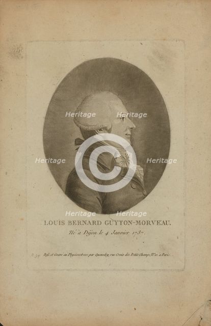 Louis Bernard Guyton de Morveau (1737-1816), 1790s.