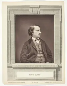 Louis Blanc [French politician and historian], c. 1876/77. Creator: Etienne Carjat