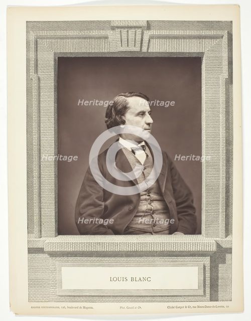 Louis Blanc [French politician and historian], c. 1876/77.  Creator: Etienne Carjat.