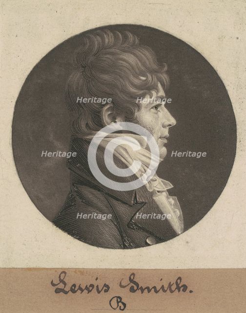 Louis Buchanan Smith, 1804. Creator: Charles Balthazar Julien Févret de Saint-Mémin.