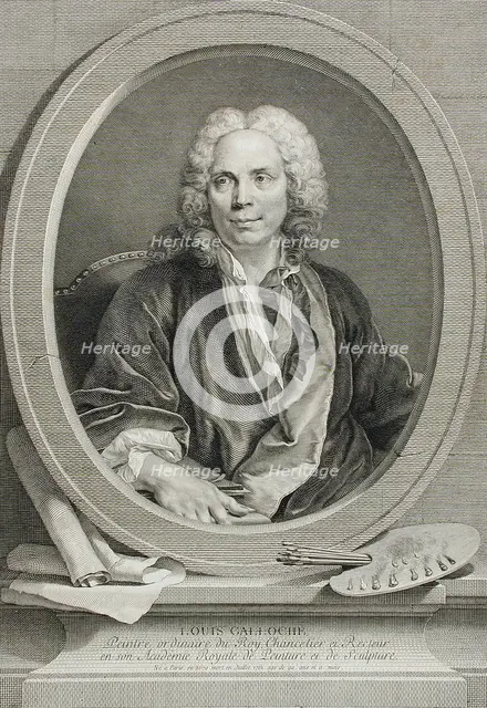 Louis Galloche, 1776. Creator: Johann Gotthard von Müller.