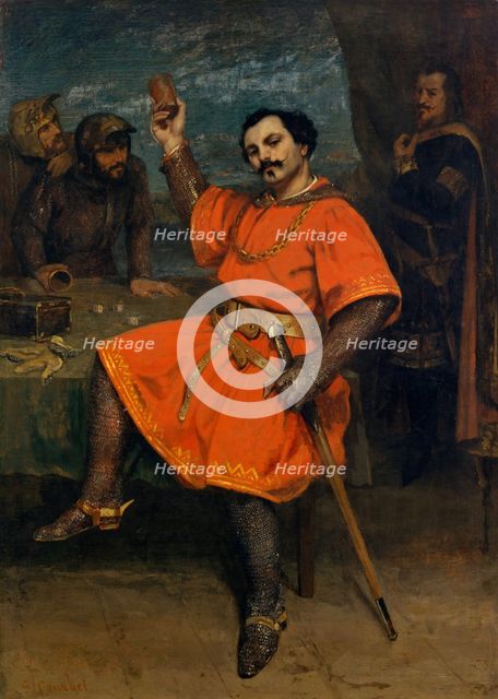 Louis Gueymard (1822-1880) as Robert le Diable, 1857. Creator: Gustave Courbet.