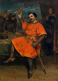 Louis Gueymard (1822-1880) as Robert le Diable, 1857. Creator: Gustave Courbet