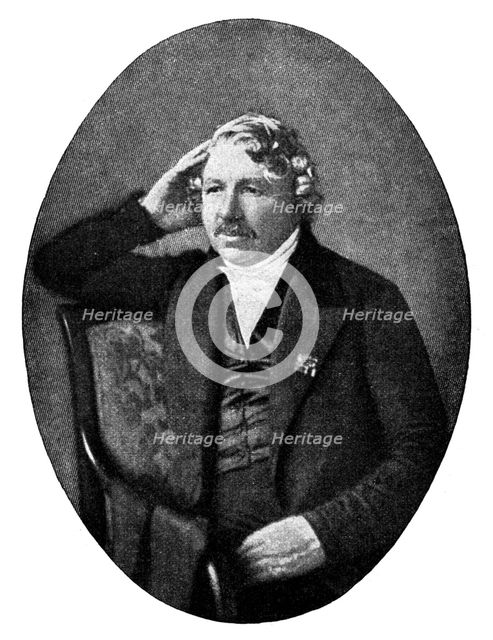 Louis Daguerre (1787-1851), French photographer, 1900. Artist: Unknown