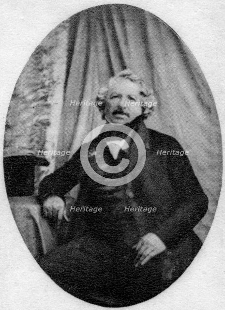 Louis Daguerre, French photography pioneer, c1845-1851. Artist: Unknown