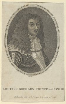 Louis de Bourbon, Prince de Condé, May 11, 1797. Creator: Joseph Bowes