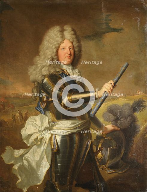 Louis de France, Dauphin (1661-1711), known as the Grand Dauphin, 1688. Artist: Rigaud, Hyacinthe François Honoré (1659-1743)