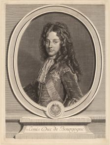 Louis, Duke of Burgundy. Creator: Gerard Edelinck