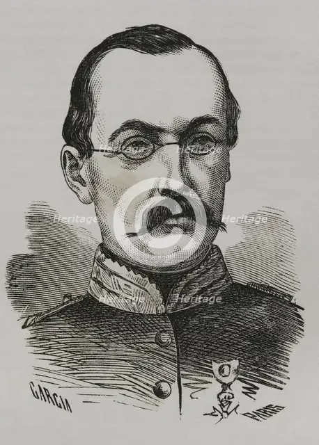 Louis Faidherbe (1818-1889), French general and colonial administrator, 1870. Creator: Marcelo Paris.