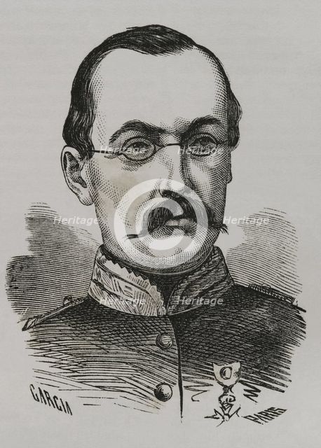 Louis Faidherbe (1818-1889), French general and colonial administrator, 1870. Creator: Marcelo Paris.