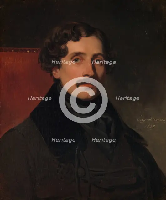 Louis-Félix Amiel (1802-1864), 1837. Creator: Eugene Deveria.