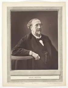 Louis Figuier, 1853/77. Creator: Nadar