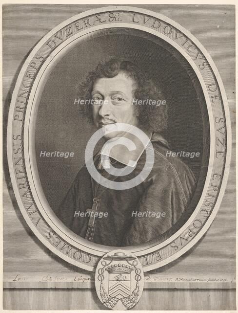 Louis-François de La Baume de Suze, 1656. Creator: Robert Nanteuil.
