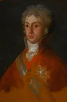 Louis I of Etruria, (1773-1803), Infante of Spain, House of Bourbon, Detail, 1800. Creator: Francisco Goya
